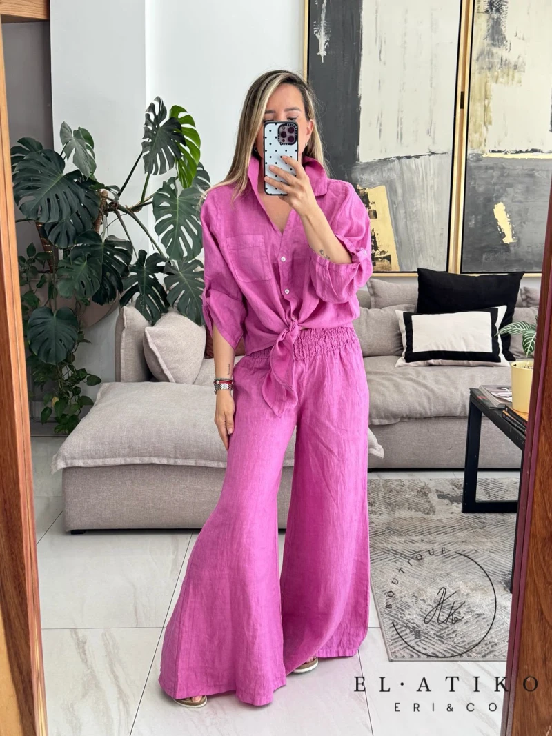 Atiko Pantalon Rosa Lino
