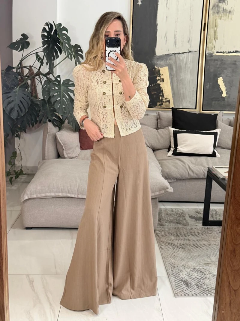 Blusa oriental encaje