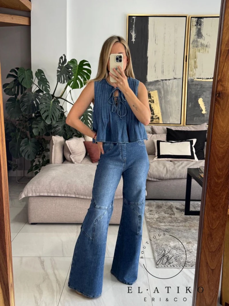 Jeans acampanados estrellas