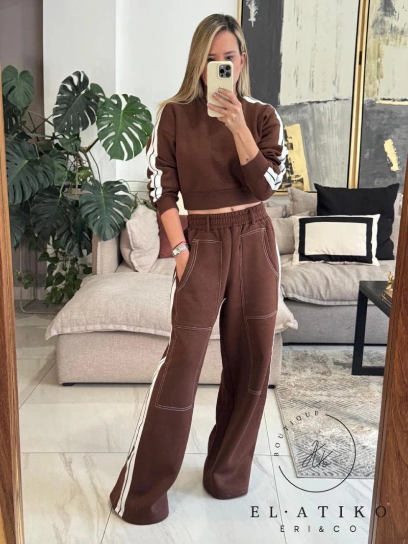 Set rayas blancas al costado