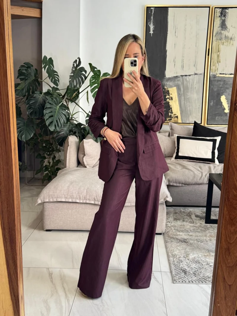 Set tinto saco y pantalon