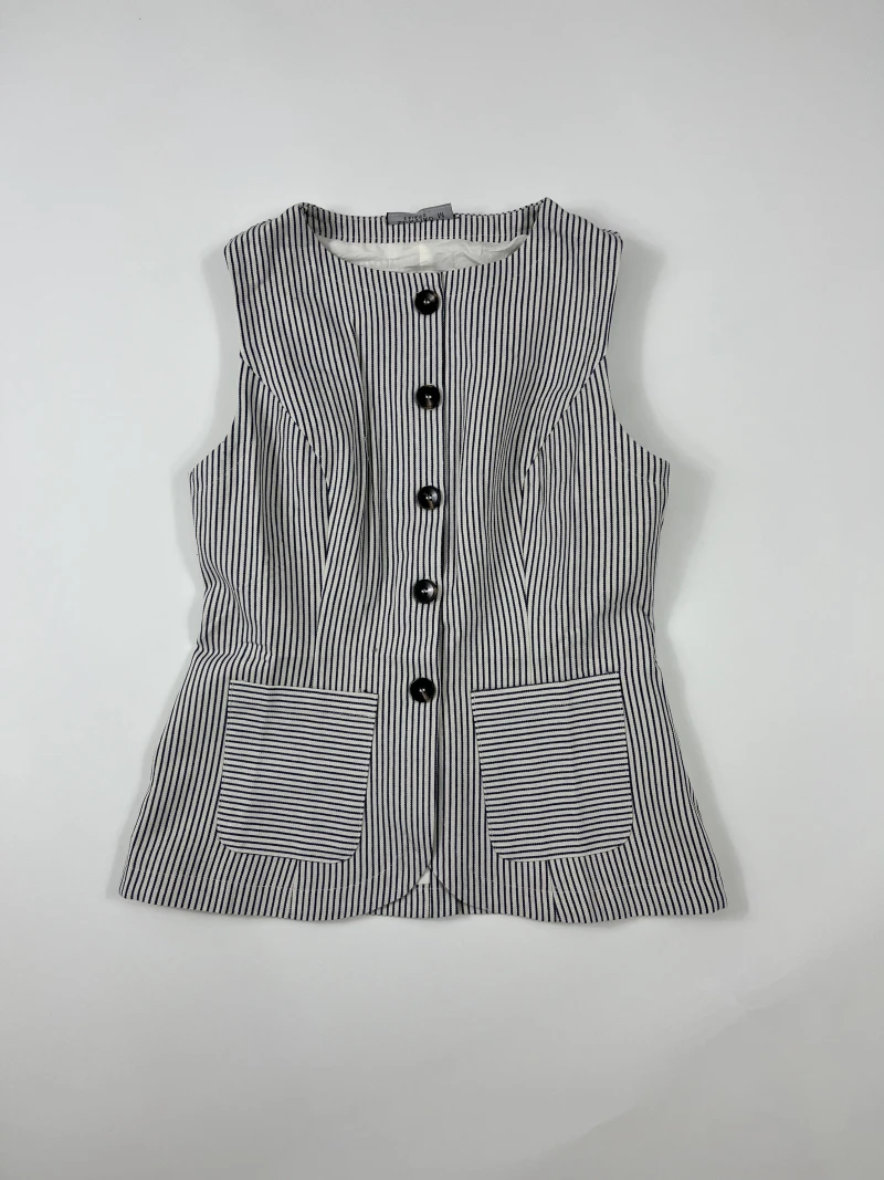 Set chaleco y pantalon rayas 