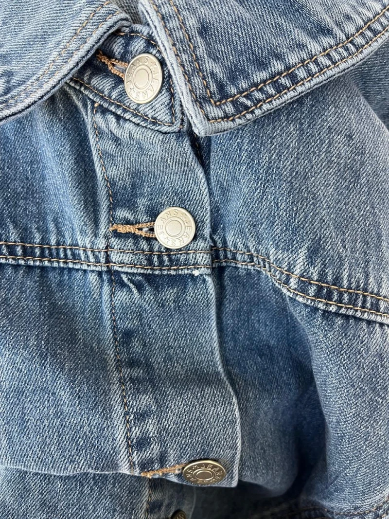 Chaleco Mezclilla Botones  