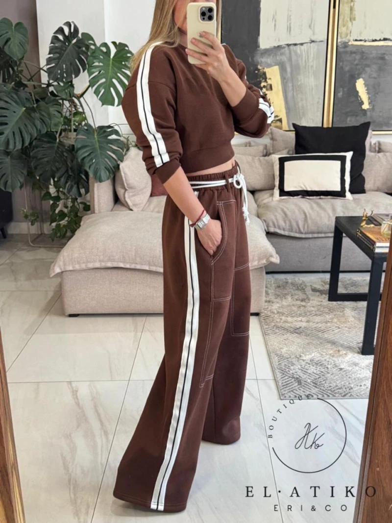 Set rayas blancas al costado