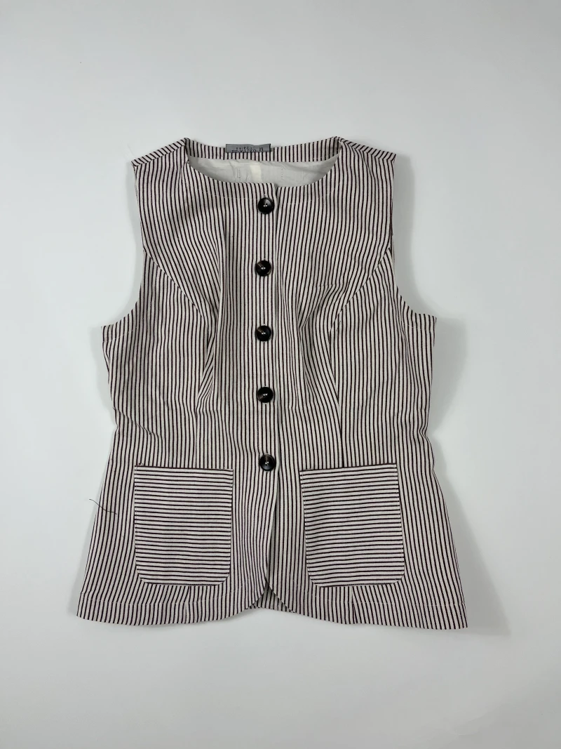 Set chaleco y pantalon rayas 