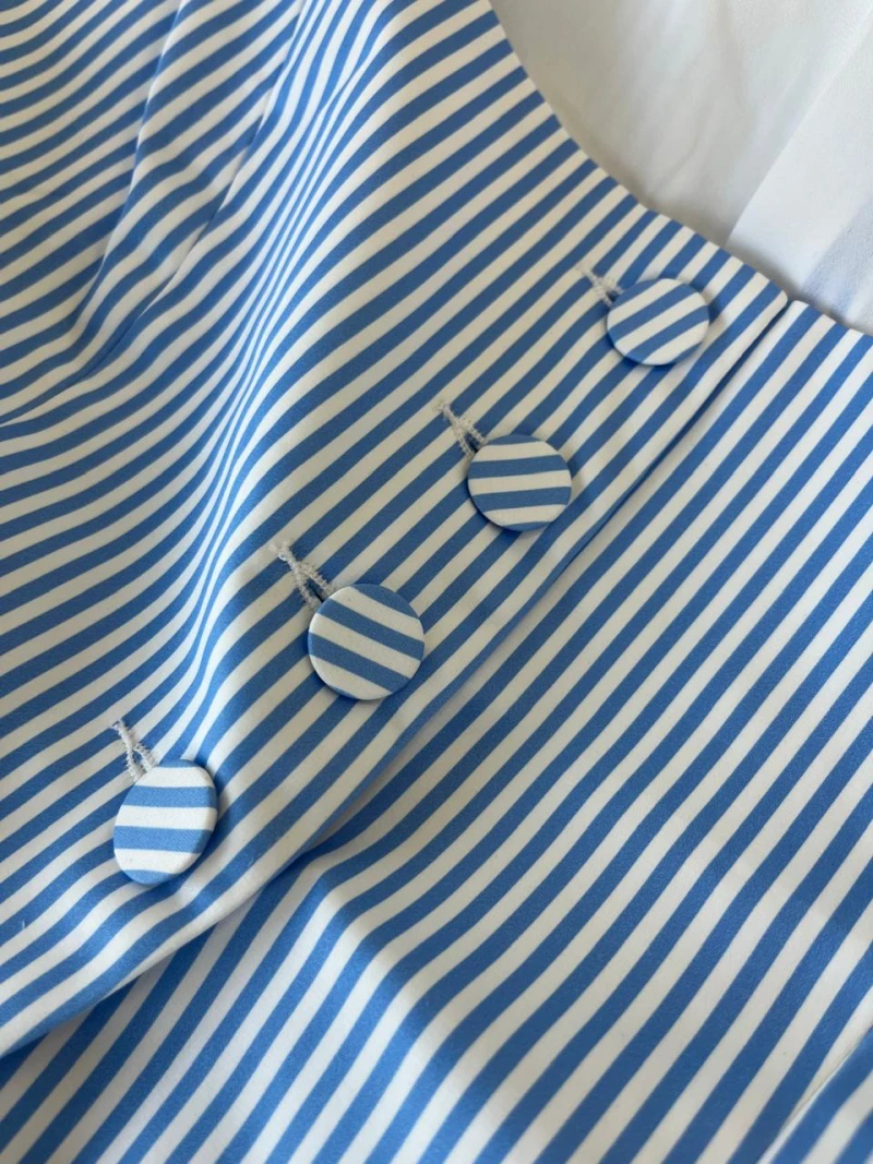 Set Chaleco y Short Rayas