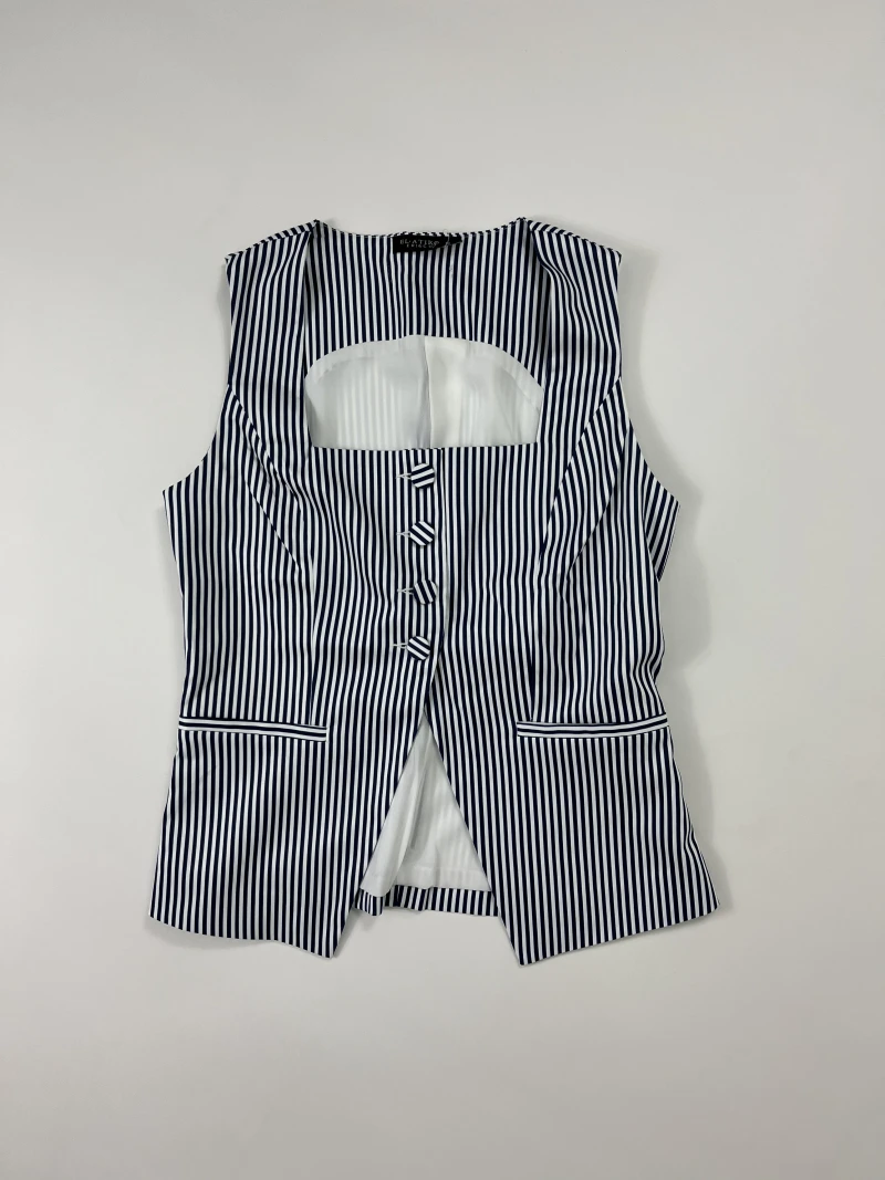 Set Chaleco y Short Rayas