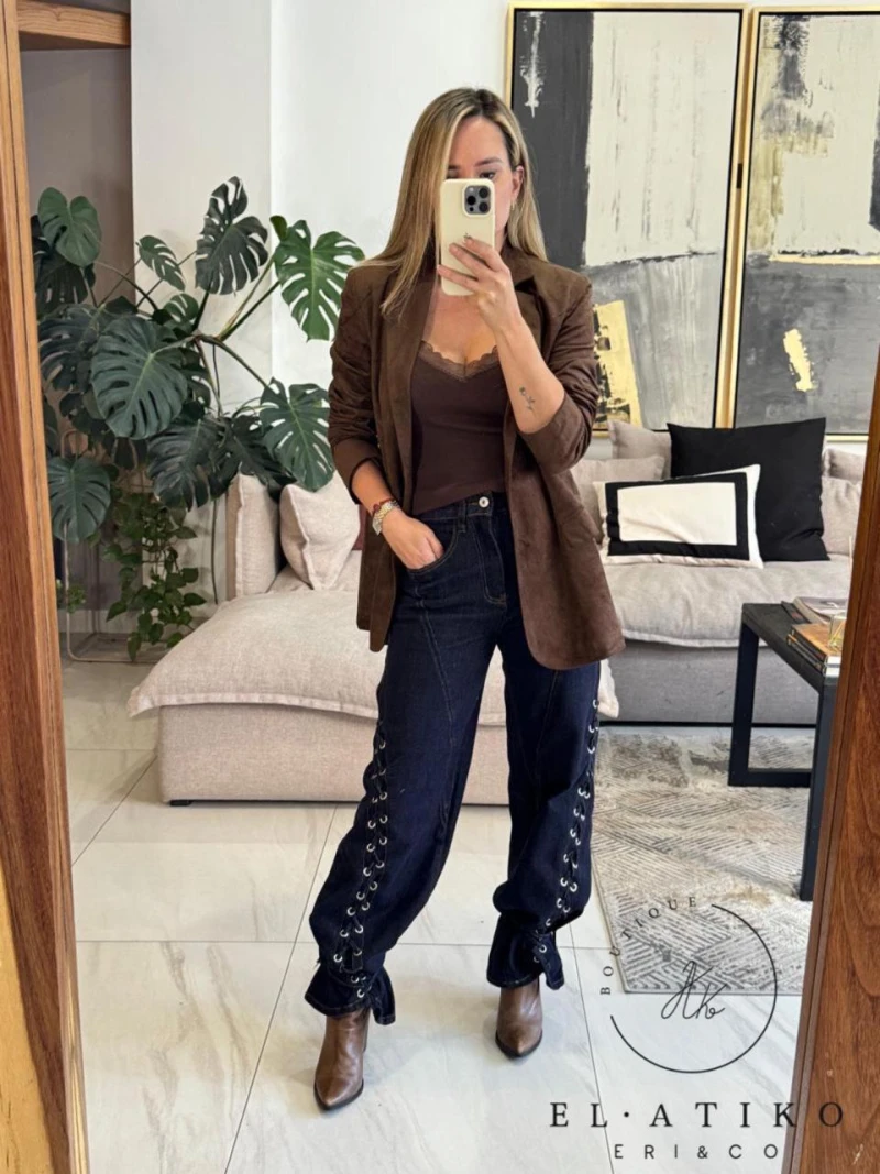 Pantalon globo con aros 