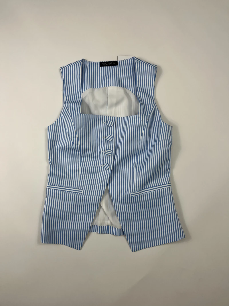 Set Chaleco y Short Rayas