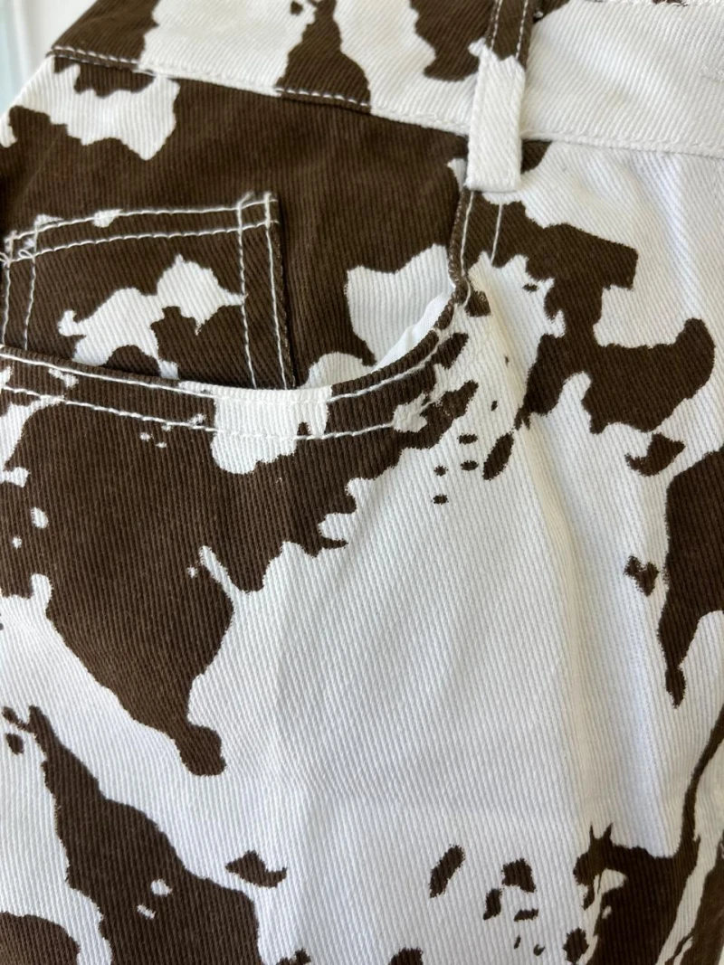 Jeans Cow Print 