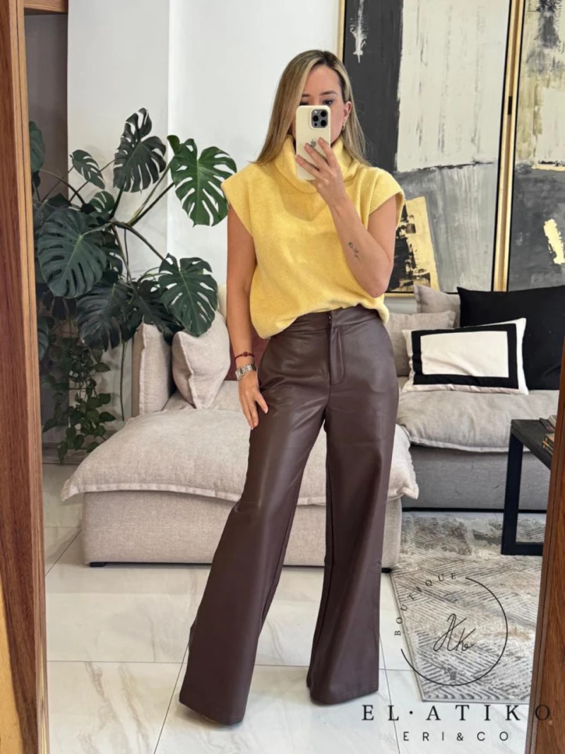 Pantalon de vinipiel