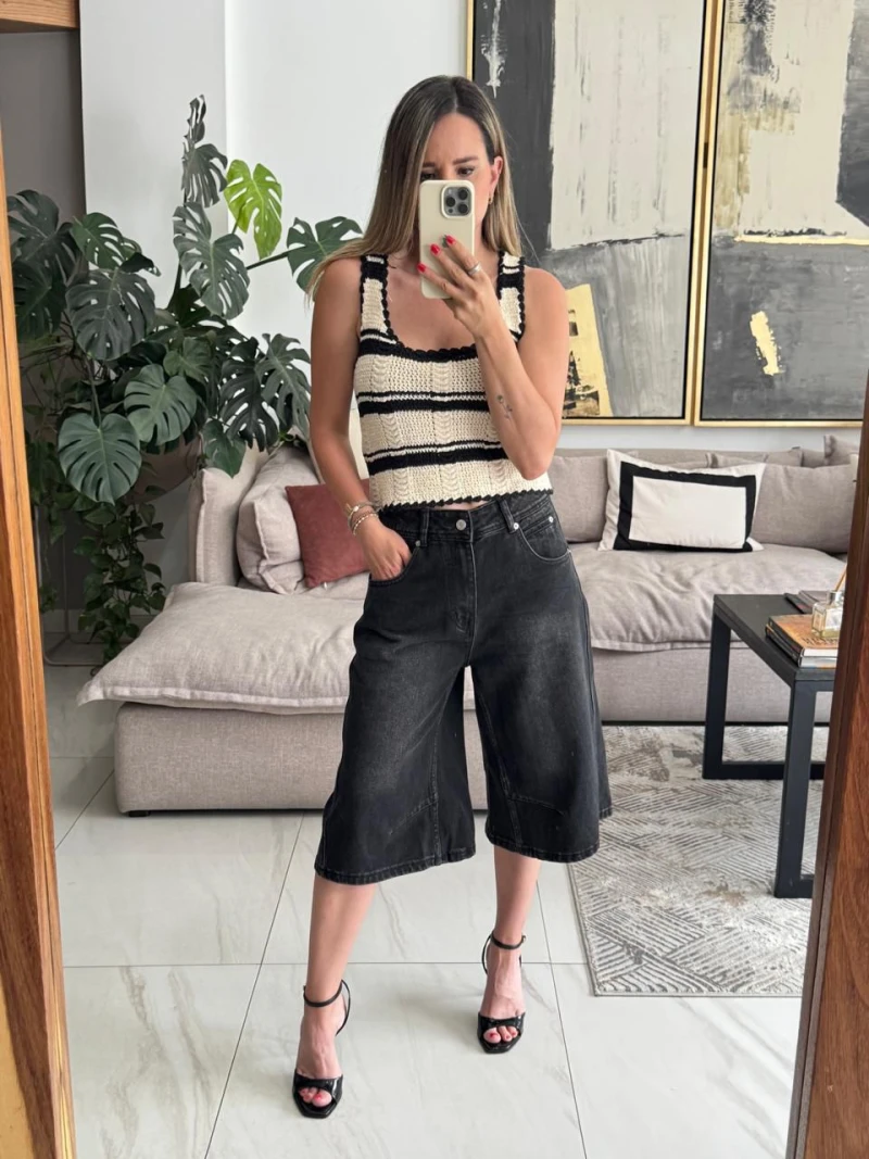 Blusa Tejida de Rayas